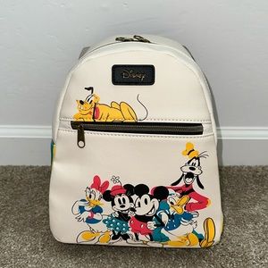 Disney Loungefly Mickey Mouse and Friends Retro Color Mini Backpack